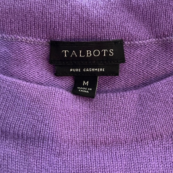 Talbots Pure Cashmere 3/4 Sleeve Sweater - Picture 8 of 9